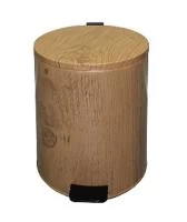 Урна с педалью 15 л (бук)