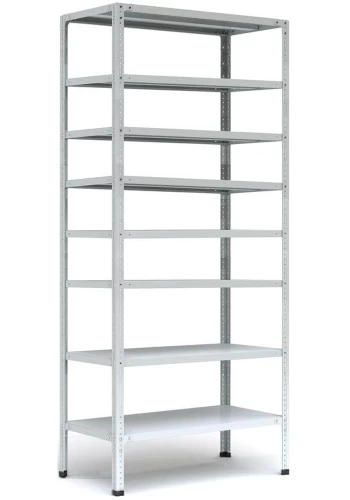 Стеллаж металлический Титан МС-750 1800x1200x400/8